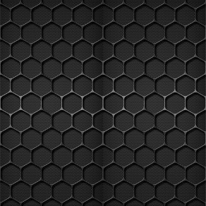 炭黑色穿孔花纹金属板贴图