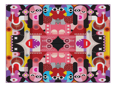 创意摩登艺术装饰地毯