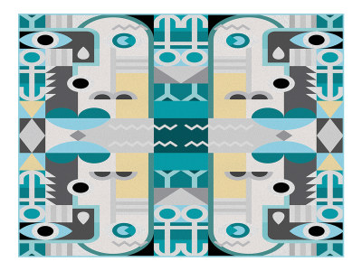 创意摩登艺术装饰地毯