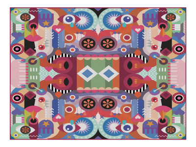 创意摩登艺术装饰地毯