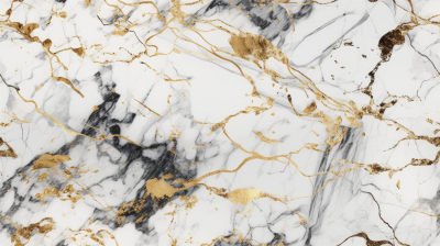白色金线轻奢大理石