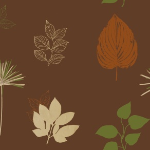 现代植物图案壁纸