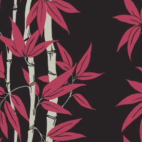 现代植物图案壁纸