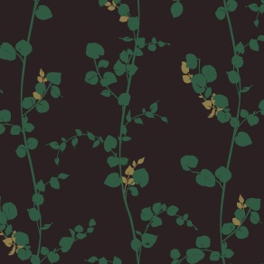现代植物图案壁纸
