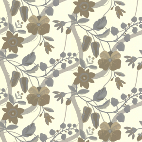 现代植物图案壁纸