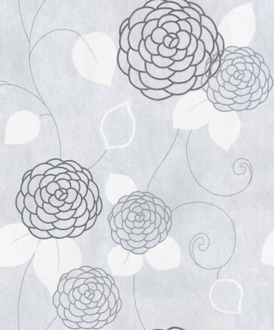 现代植物图案壁纸