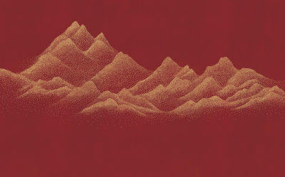 新中式壁画贴图