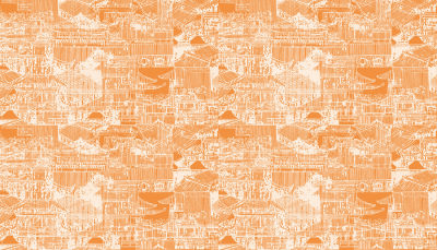 新中式壁画贴图