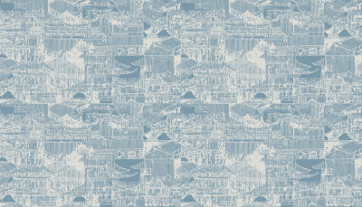 新中式壁画贴图