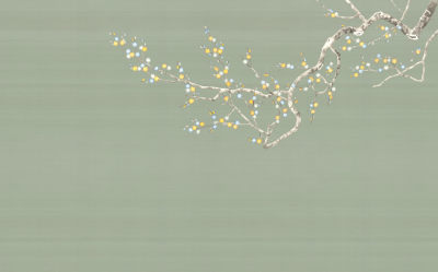 新中式壁画贴图