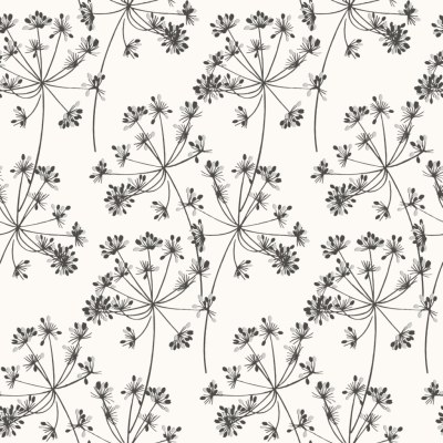 现代植物图案壁纸