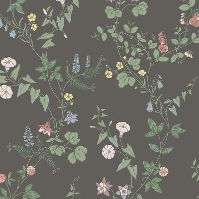 现代植物图案壁纸