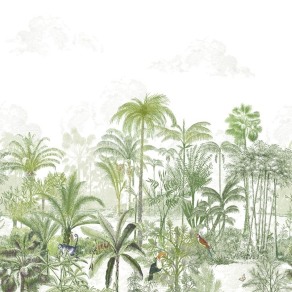 现代植物图案壁纸