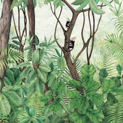 现代植物图案壁纸