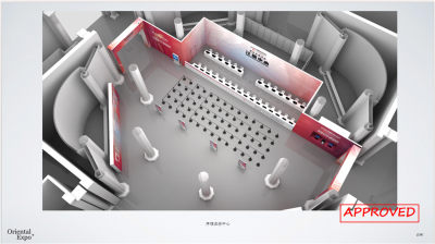 上海国际影视节中心两节电视市场展会设计方案PPT