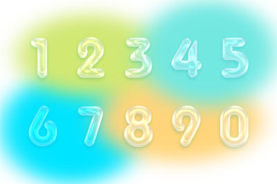 透明玻璃气泡数字样机分层文件