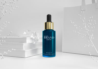 简约大气化妆品包装效果图样机