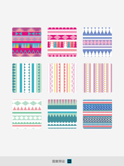波西米亚风图案填充预设
