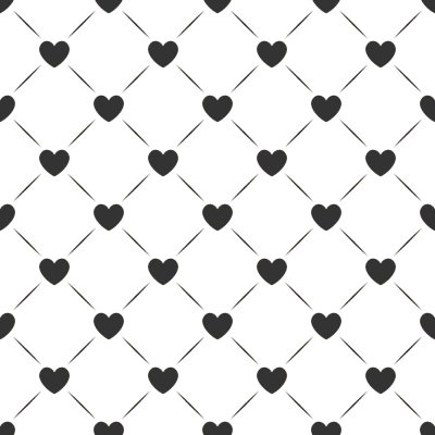 爱心无缝填充壁纸图案