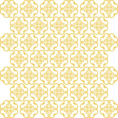 黄色花纹背景