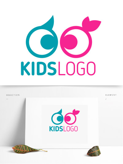 儿童幼儿园托管机构组织教育LOGO设计