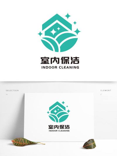 家政服务保洁logo标志