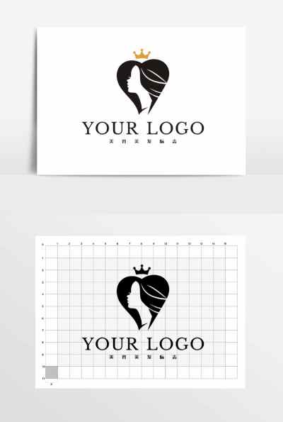 美容美发女装夫人LOGO标志