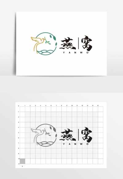 燕窝补品保健女性美食美容LOGO标志