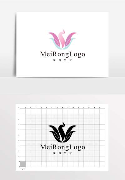 凤凰兰花美容LOGO标志
