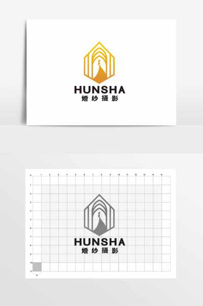 婚纱摄影婚纱租赁婚礼LOGO标志