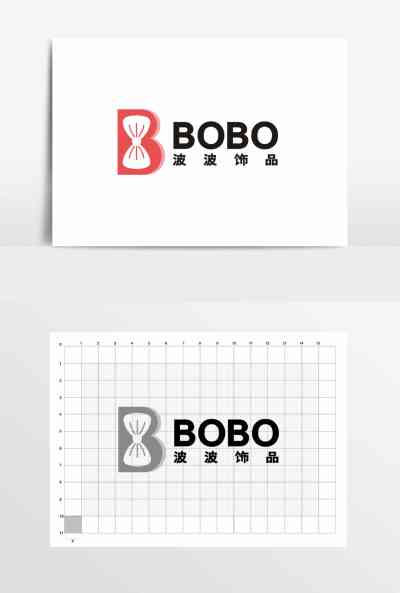 饰品发卡礼品店女装LOGO标志