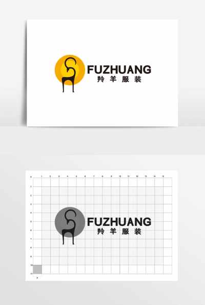 羚羊服装服饰男装女装羊绒LOGO标志