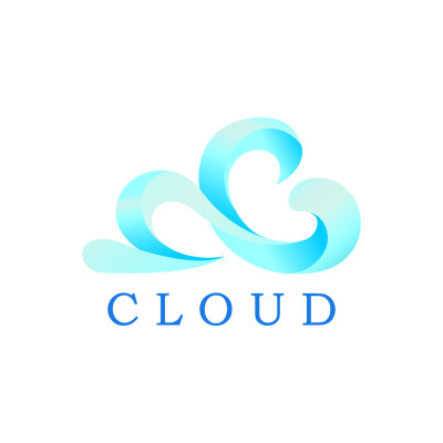 浅蓝云朵企业logo