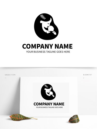母婴logo设计