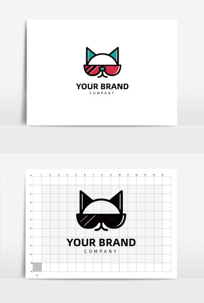 眼镜猫通用logo