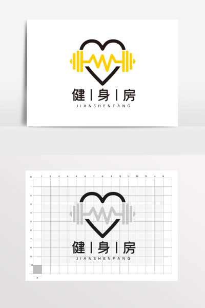 休闲娱乐体育健身房LOGO标志