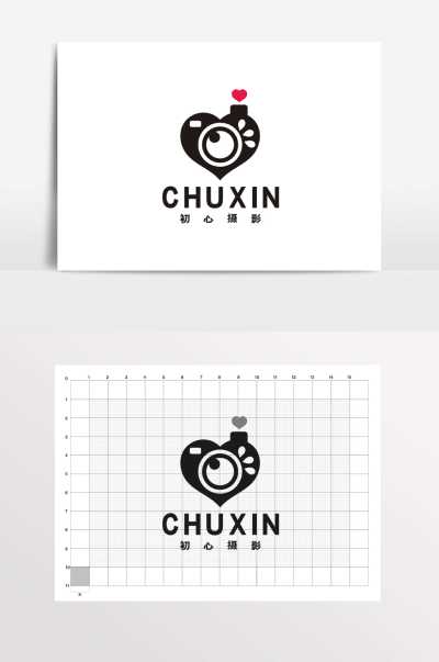 摄影传媒婚庆相机LOGO标志