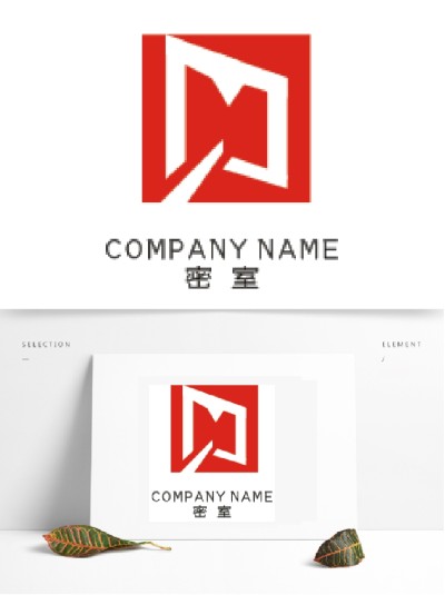 创意密室轰趴馆标志logo设计