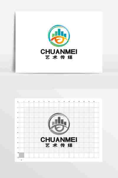 传媒影视广告公司眼睛LOGO标志