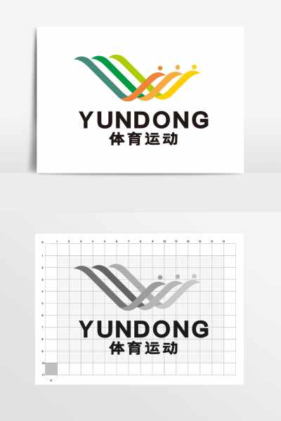 体育器材运动服装健身LOGO标志