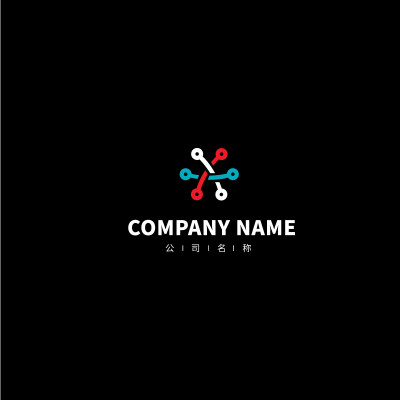 线缆连接线制造行业logo设计