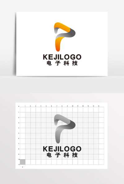 科技通讯字母P快递物流LOGO标志