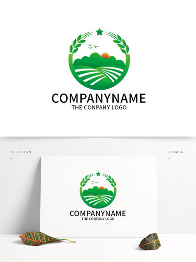 农业农产品粮食水果企业logo