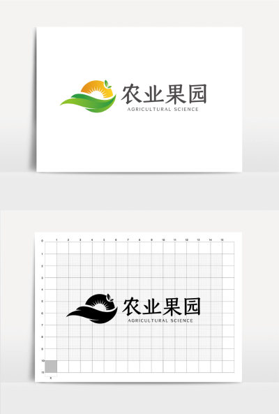 大气时尚简约农业果园logo