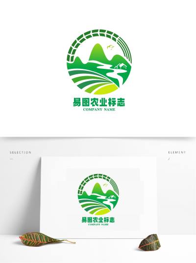 大气创意农业旅游标志logo设计