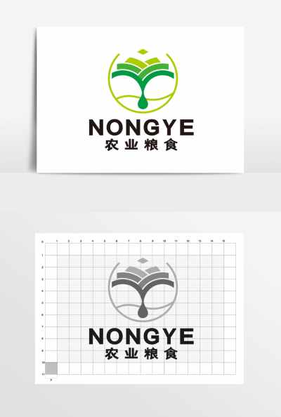 农产品农业粮食有机产品LOGO标志