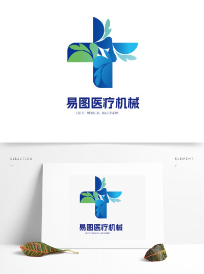 医疗机械健康logo标志