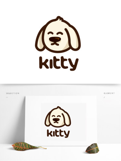 宠物logo狗动物宠物店卡通IP插画矢量