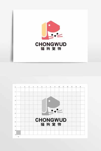 宠物店宠物用品小狗粮LOGO标志