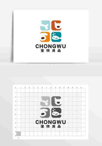 宠物医院小狗宠物店用品LOGO标志猫